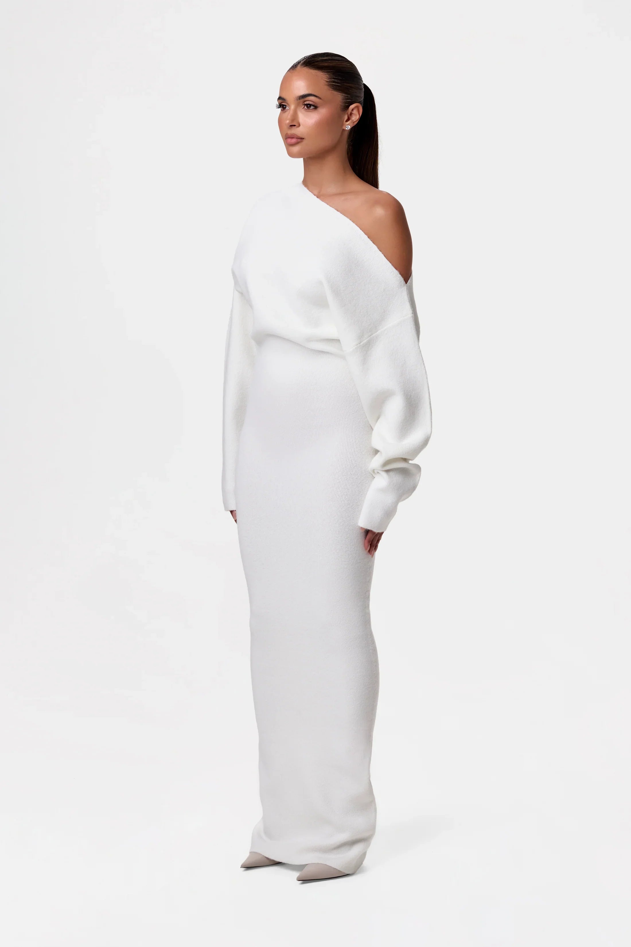 Off Shoulder Sweater Dress