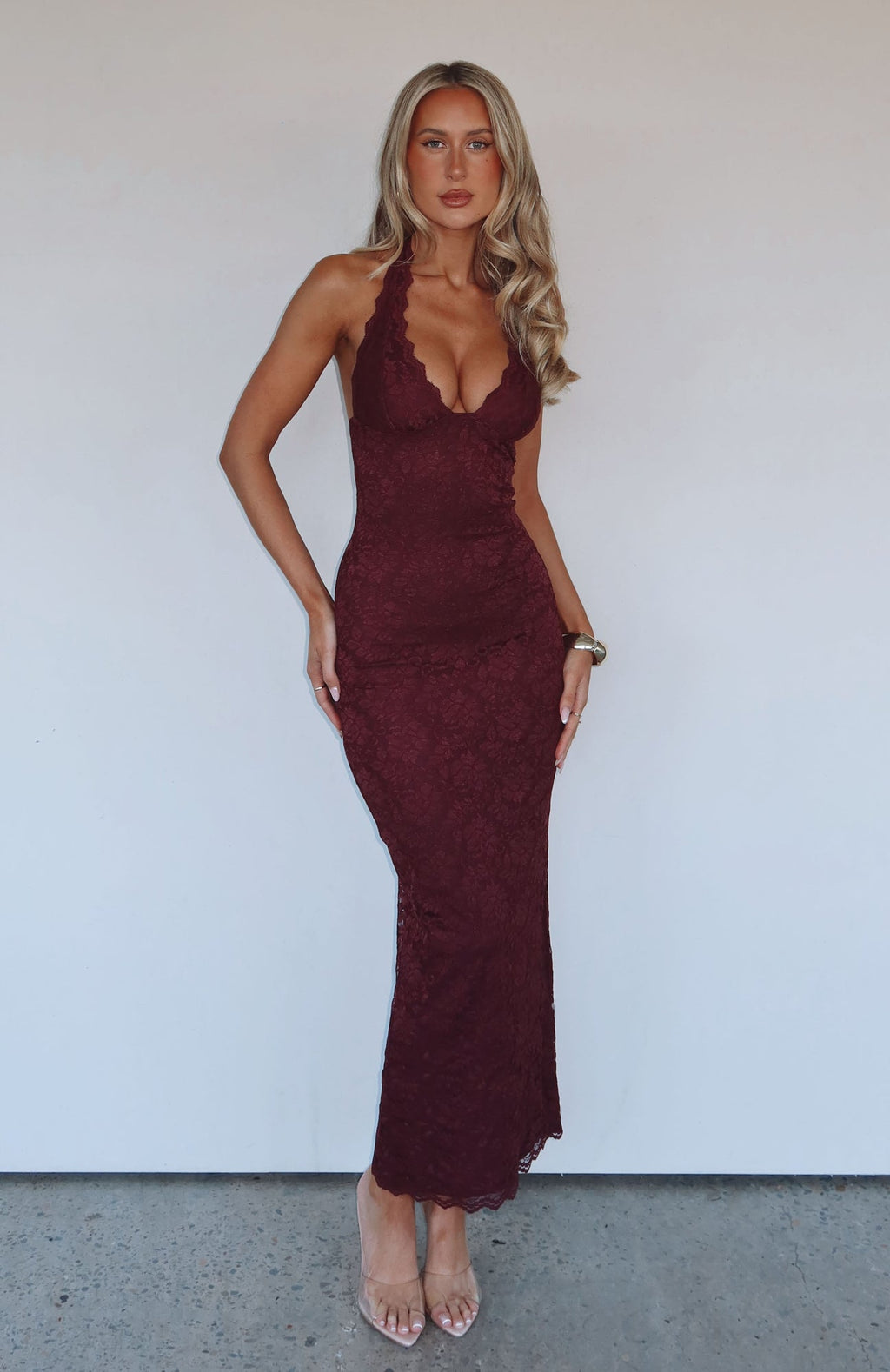 Selene Lace Maxi Dress